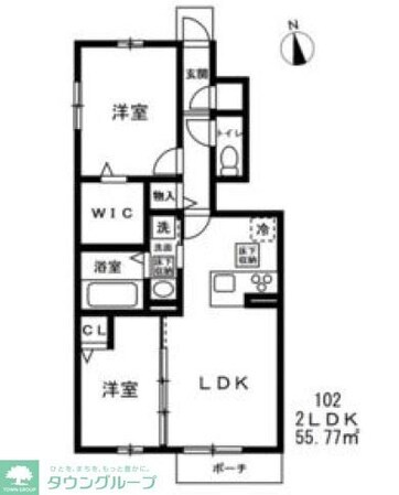 (仮称)西東京市中町新築の物件間取画像